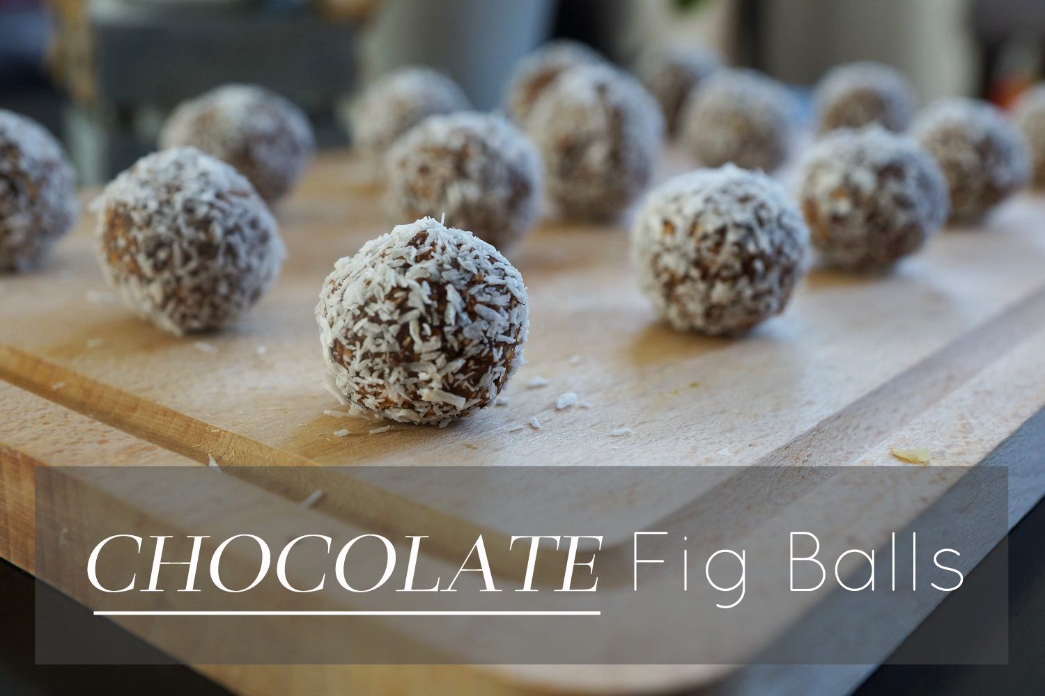 Chocolate Fig Bliss Balls | Schokoladen Feigen Bliss Balls