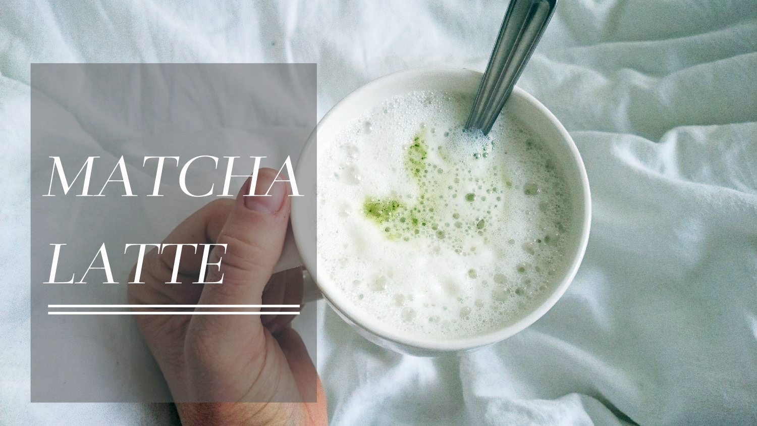 How to make Matcha Latte // Matcha Latte Rezept